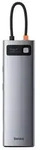 Hub 11in1 Metal Gleam Series USB-C to 3x USB 3.0 + 2x HDMI + USB-C PD + Ethernet RJ45
