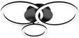 EGLO PARRAPOS-Z ceiling lamp 545x445 mm black