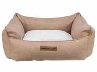 Farello bed square 80 × 60 cm brown/white