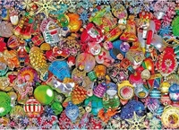 Clementoni 39585, Clementoni Puzzle Impossible Jolly Christmas, 1000-teilig