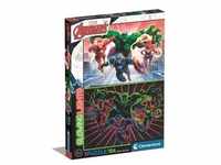 Glow in the Dark Puzzle Avengers 104pcs. Boden