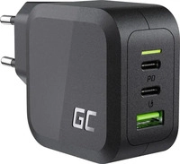 Green Cell CHARGC08, Green Cell power adapter - PowerGaN - USB 2 x USB-C - 65 Watt