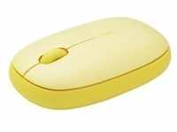 RAPOO 14382, RAPOO Wireless Mouse M660 Silent Multi-Mode Yellow - ()