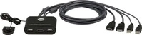 ATEN CS22HF-AT, ATEN CS22HF 2-Port USB FHD HDMI Cable KVM Switch