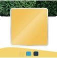 Leitz Cosy Whiteboard aus Glas 45 x 45 cm Warmes Gelb