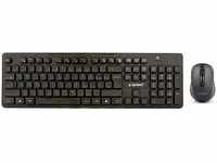 Gembird KBS-WCH-03, Gembird - keyboard and mouse set - QWERTY - US - black -...