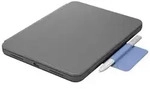 Rugged Folio - keyboard and folio case - QWERTZ - Swiss - graphite Input Device -
