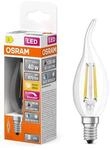 LED-Lampe LED Comfort candle vindst&oslash;d filament 470lm 3.4W/927 (40W) E14...