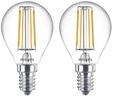 Philips 929001890467, Philips LED-Lampe Classic Mini-ball 4.3W/827 (40W) Clear 2-pack