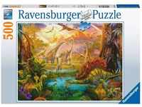 Ravensburger 169832, Ravensburger Land of the Dinosaurs Jigsaw Puzzle 500pcs.