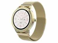 SW-360 - gold - smart watch with mesh bracelet - gold