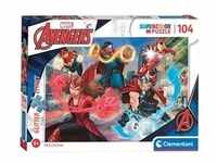 Glitter Puzzle The Avengers 104st. Boden