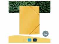 Cosy Eckspannermappe aus Karton Warmes Gelb