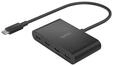 Belkin Connect USB-C&uml; to 4-Port USB-C Hub USB-Hubs - USB 3.2 - 4 - Schwarz