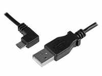 USB A to Left Angle Micro-USB Charge Sync Cable M/M 24AWG - USB cable - 2 m