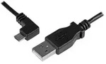 USB A to Left Angle Micro-USB Charge Sync Cable M/M 24AWG - USB cable - 2 m