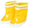 Heless 1401, Heless Dolls Rain boots Yellow 30-34 cm