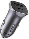 UGREEN car power adapter - USB 24 pin USB-C - 18 Watt