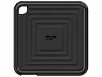 Silicon Power SP512GBPSDPC60CK, Silicon Power PC60 Portable SSD - 512GB - Schwarz -