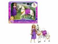 Disney Princess Rapunzel Doll And Maximus Horse Set With Accessories Saddle With Doll