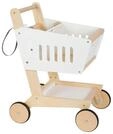Small Foot - Wooden Supermarket Cart White