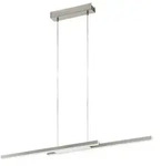ZILLERIO-Z long table pendant brushed steel