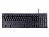 KB-UM-107 - keyboard - US - black - Tastaturen - Englisch - US - Schwarz