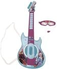 Frozen Electronic Lighting Guitar with Mic in glas