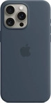 Apple MT1P3ZM/A, Apple iPhone 15 Pro Max Silicone Case with MagSafe - Storm Blue