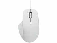 RAPOO 12240, RAPOO Mouse N500 USB Wired Silent Optical White - Maus (Weiß)
