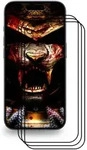 3x 9D Keramik-Glass f&uuml;r Apple iPhone 15 Pro Max FULL COVER 3D KLAR Panzerfolie