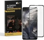 2x 9H Hartglas f&uuml;r OnePlus Nord FULL COVER Panzerfolie Displayschutz Schwarz