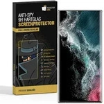 1x Blickschutz 9H Panzerglas f&uuml;r Samsung Galaxy S22 Ultra FULL-CURVED Anti-Spy
