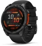 Garmin fenix 8 - 47 mm AMOLED Schwarz/Schiefergrau mit QuickFit-Silikon-Armband ...