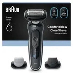 BRAUN Series 6 Elektrorasierer +2 Aufs&auml;tze, 62-G1650s Herrenrasierer