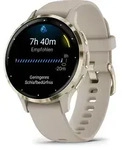 Garmin VENU 3S French Gray/Softgold Smartwatch (Herzfrequenzmessung)