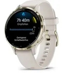 Garmin VENU 3S Elfenbein/Softgold Smartwatch (Herzfrequenzmessung) - gepr&uuml;fte Ku...