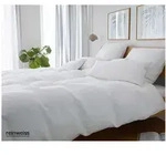 Elegante Bettw&auml;sche Pure - 135x200 cm + 80x80 cmreinweiss