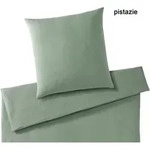Elegante Bettw&auml;sche Smooth - 135x200 cm + 80x80 cmpistazie