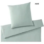 Elegante Bettw&auml;sche Smooth - 135x200 cm + 80x80 cmmint
