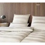 Elegante Bettw&auml;sche En Bloc - 135x200 cm + 80x80 cmkiesel