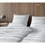 Elegante Bettw&auml;sche En Bloc - 155x220 cm + 80x80 cmweiss