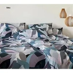 Elegante Bettw&auml;sche Night Garden - 135x200 cm + 80x80 cmbleu