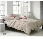 Elegante Bettw&auml;sche Breezee - 135x200 cm + 80x80 cm sand