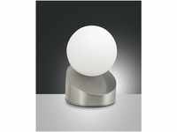 Fabas Luce Tischleuchte Glas GRAVITY 5W LED 450lm warmweiß 3-Stufen-Touchdimmer -