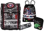 McNeill Perfecto Disney Schulranzen Set 5-teilig, Marvel Avengers