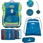 Scout Neo Schulranzen-Set 4-teilig, Deep Sea