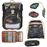 Scout Neo Safety Light Schulranzen-Set 4-teilig, Flames
