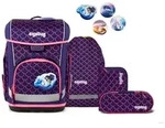 Ergobag Cubo Light Schulranzen-Set 5-teilig, PerlentauchB&auml;r