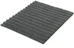 Kleine Wolke Badteppich Yara 50x60 cm | schiefer - grau